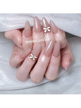 モナサロン(Mona salon)/チップワンカラー＋パーツ2個