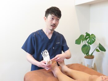 薮下整体院 札幌円山店/足首の歪みを確認