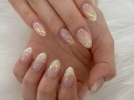 【山崎】クリア系ラメグラデ