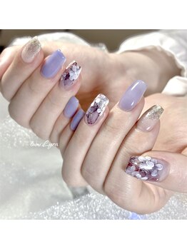 ルミリラ(lumi.Lyra)/紫陽花ネイル(オプション)