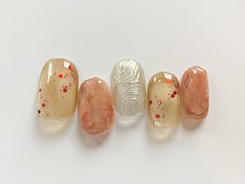 秋色ニュアンスネイル