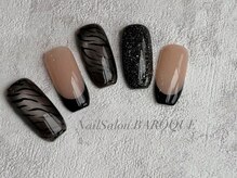 ネイルサロン バロック(Nail Salon BAROQUE)/ゼブラ柄デザイン