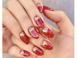 大人可愛いいちごネイル♪