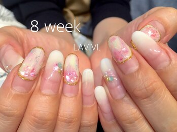 ラヴィヴィ 表参道店(LAVIVI.)/ジェル施術8週間後 表参道店