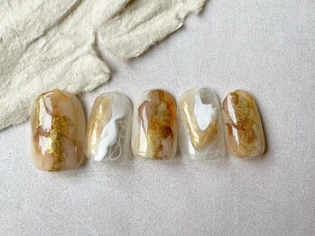 アイネイルズ 梅田店(I nails)/ニュアンスインクゴールド¥9200