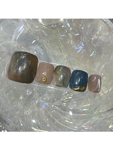 リズム シークレット(Rizm secret)/フットデザインネイル