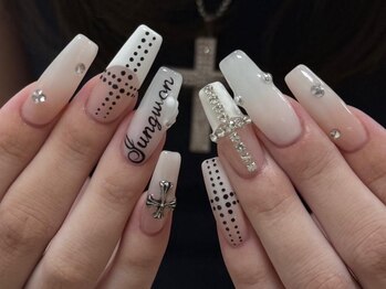 シェリーラメール 原宿店(cherie la mer)/筆記体ネイル