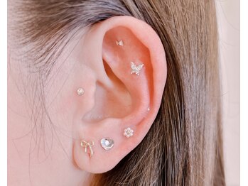 ルシェリ(Le cheri)/可愛い耳つぼジュエリー施術例☆