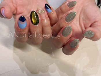 アンドネイル ビューティー(AND nail,beauty)/秋ネイル/ニュアンス/藤沢