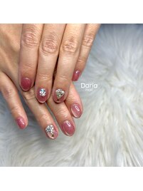 上品クリスマスネイル