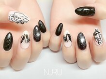 ヌル ネイル 新宿(NURU NAIL)/モード/個性派/黒/韓国/西新宿