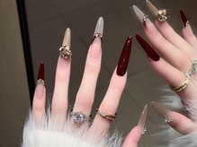 センスネイル 北千住店(Sense Nail)/秋冬ネイル　エレガントデザイン