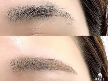 RAY'S 曳舟 まつ毛サロン【まつげパーマ/眉毛/HBL/アイブロウ/メンズアイブロウ】の写真/アイブロウWax¥4800/ハリウッドブロウリフト¥5500◆自眉の特徴と骨格バランスを見極めてデザインいたします