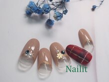 ネイリット 銀座(Nailit)/CHECK FRENCH  ¥10600【¥11660】