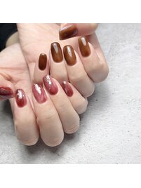 お任せシンプルニュアンスネイル