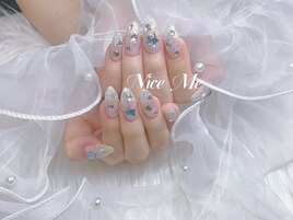 ストーン付け放題！七夕ネイル！