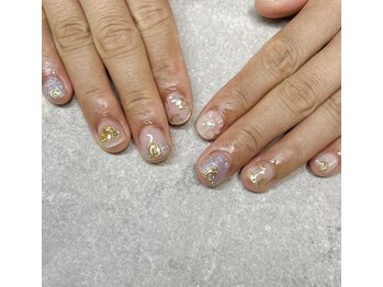 ネイルサロンファストネイルプラス 新宿店(FAST NAIL PLUS)/2024夏ネイル【ミラーネイル】