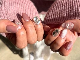 ガーリーマグネットネイル