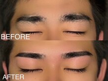 ブロウズラボ 北堀江店(BROWS LABO)/メンズ眉毛★before→After