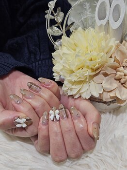 リレーション ネイル(Relation Nail)/チェック柄アート