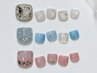 【何度通っても同じ価格】フットSummerコース☆オーロラ/マーメイド/ストーン