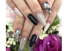 ダブルネイル(Double Nail)/（岡田）モノトーンネイル