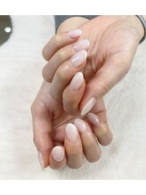 はあとねいる 宇都宮御幸ヶ原店/ホワイトグラデーションネイル