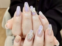 ウサギネイル 新大久保店(usagi nail)/蝶々ネイル