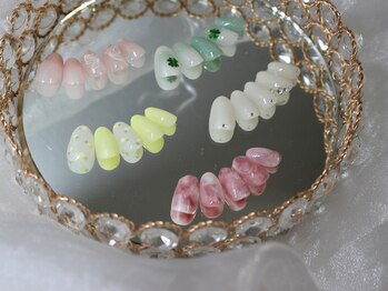 ネイルサロン エーレ 梅田店(Ehre)/4月トレンドコース ¥7700