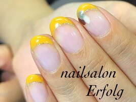 秋色イエローnail/初回8500円