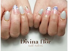 キイコネイル(kiiko.nail)/ダイヤホロフレンチネイル