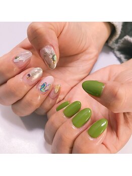 インビテーション(invitation)/アシンメトリーネイル☆