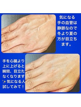 桃の木 吉祥寺店/手の浮き出る血管