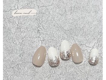 ネイル グランディール(Nail Grandir)/上品ラメネイル