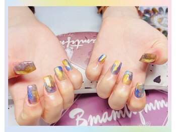 金属艶の色混ぜデザイン