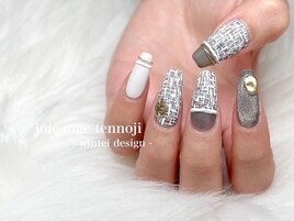 マグネット　ツイード　秋　冬