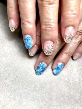 大理石ネイル