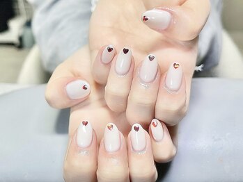 グランスネイル(glance nail)/ハートホロ