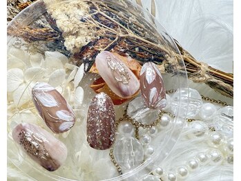 ジュアール(JuAR)/ニュアンスフラワーネイル