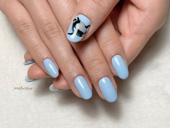 モフルール(Mofuleur)/手描きアート・シャチ