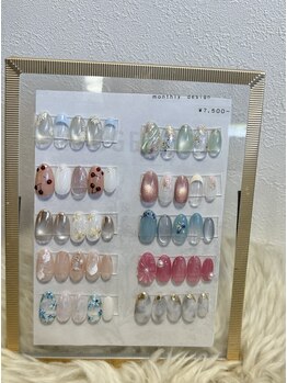 リトルムーン(Little moon)/5月〔hand〕monthly design3