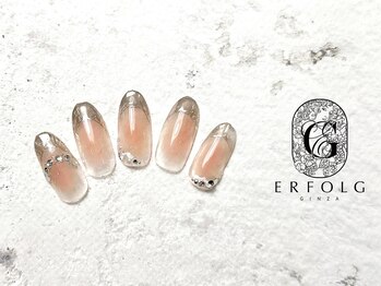 エアフォルクギンザ 横浜店(ERFOLG GINZA)/チーク×ミラーフレンチ!