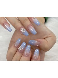 【山崎】蝶々ネイル
