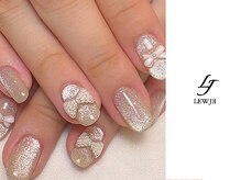 リュージェ(LEWJE)/ホワイト　マグネット　リボン