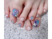 【フット】マーブルネイル