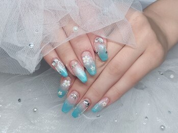 ツィンクルネイル(Twinkle Nail)の写真/【パール/キラキラビジュー/ストーン/大粒/最旬パーツ】豊富なパーツから選び放題★持ち込みデザインもOK◎