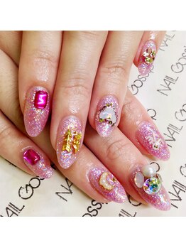 ネイル ゴシップ(Nail Gossip)/by KITTY★ガーリーアローネイル