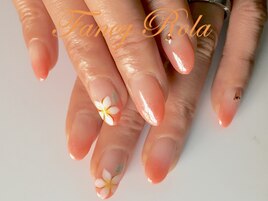 グラデーション　お花