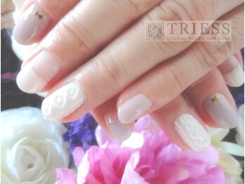 トリス(TRIESS)/ふわもこニットネイル＊