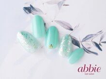 ネイルサロンアビー 北千住店(abbie)/きらきらミント◇￥9086